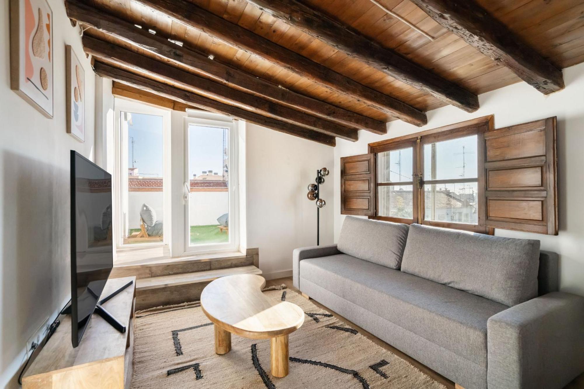 דירות מדריד Atico Con Terraza En Lavapies Alquiler Temporal מראה חיצוני תמונה